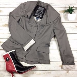 Waterfall Collar Style Jacket by Millard Fillmore